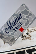 Decorative license plates in camo turkey, farm, and patriotic novelty designs