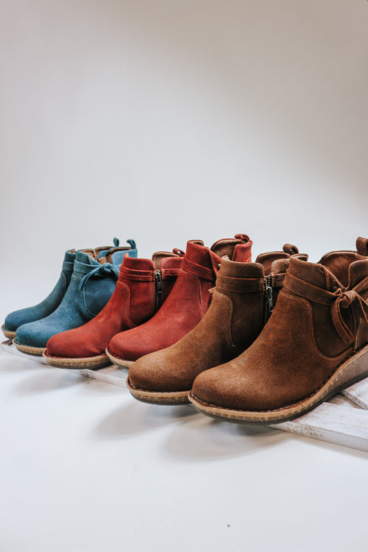 Vaughn Suede Born Booties -3 Colors