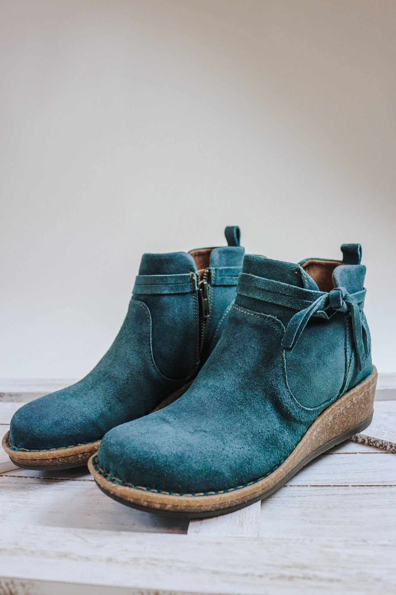 Vaughn Suede Born Booties -3 Colors