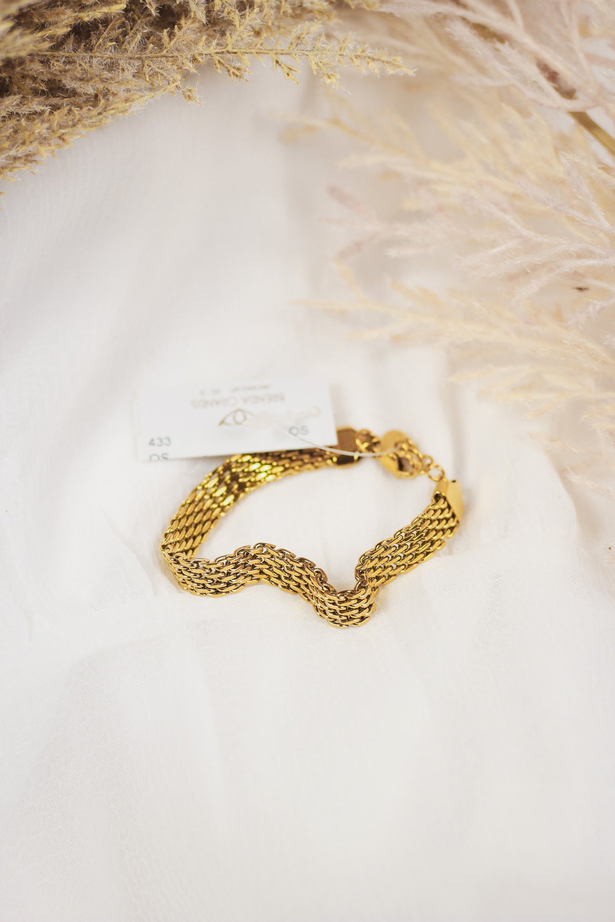 Braided Band Gold Bracelet