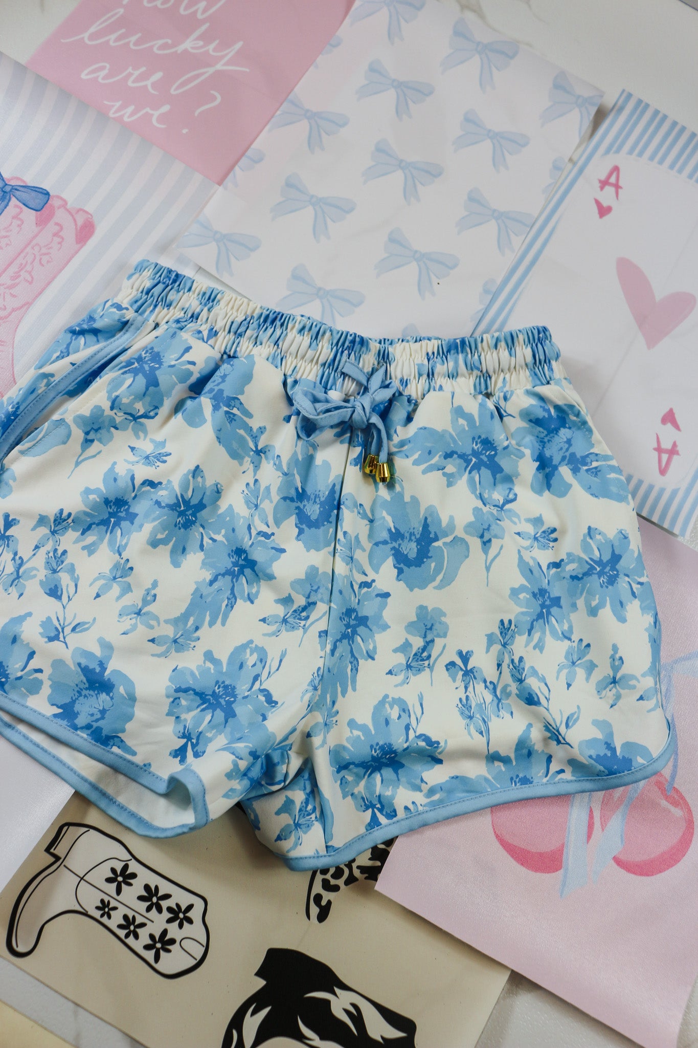 Blue Blossoms Everyday Short