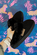 Sweater Knit Slippers