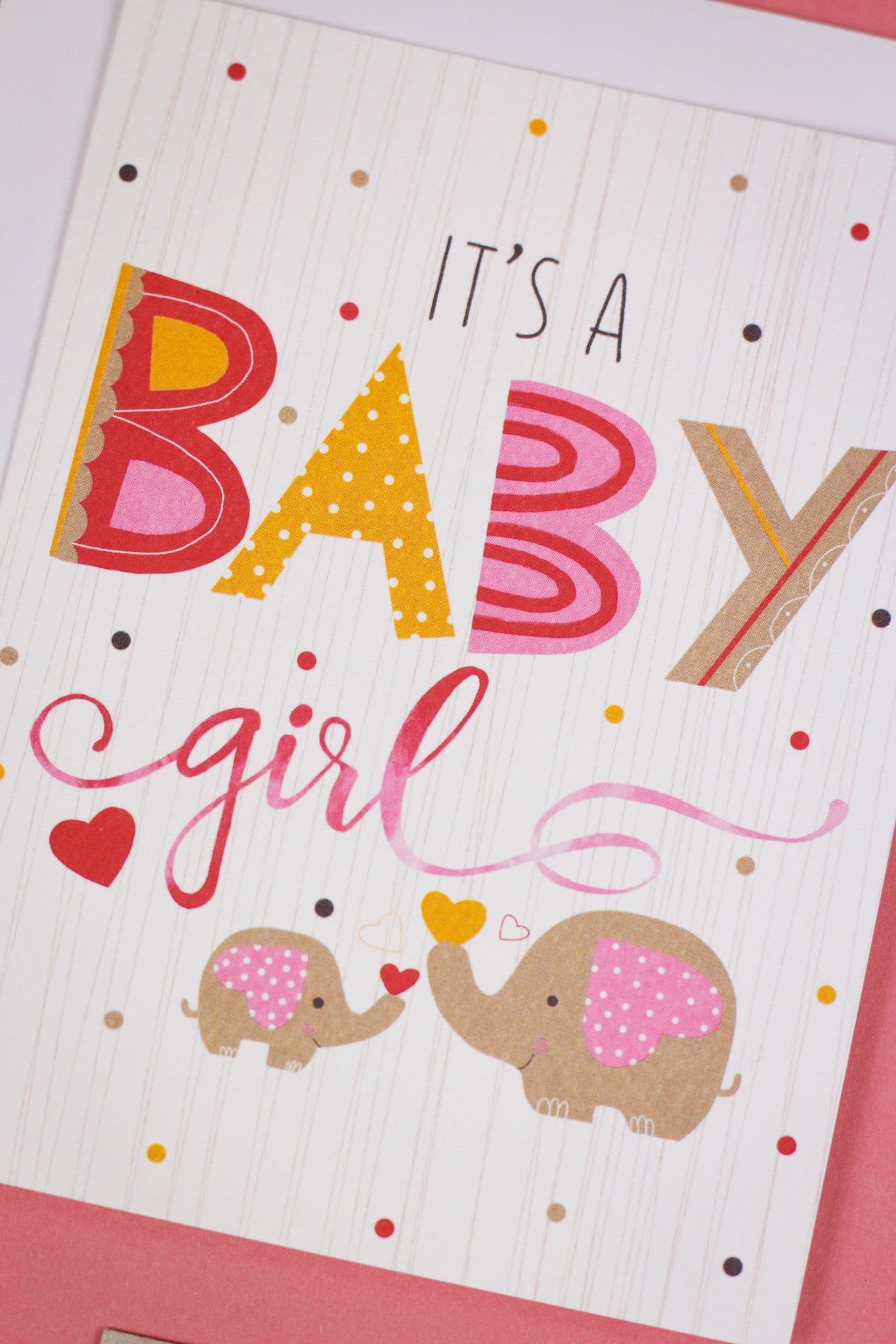 It's A Baby Girl Greeting Card