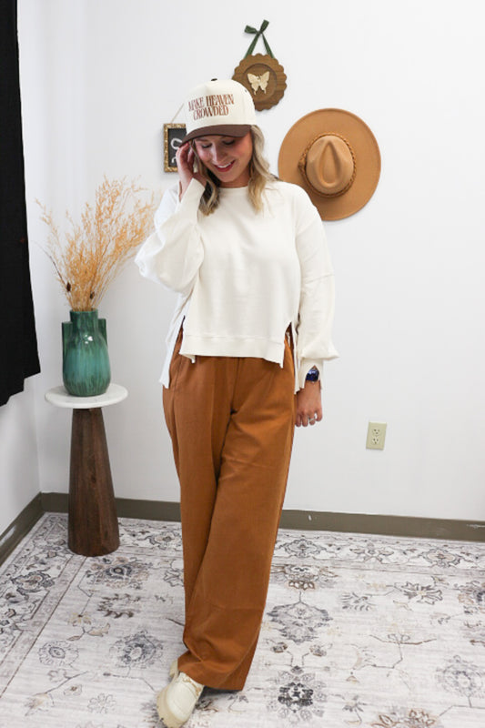 Minimal Muse Brown Pants