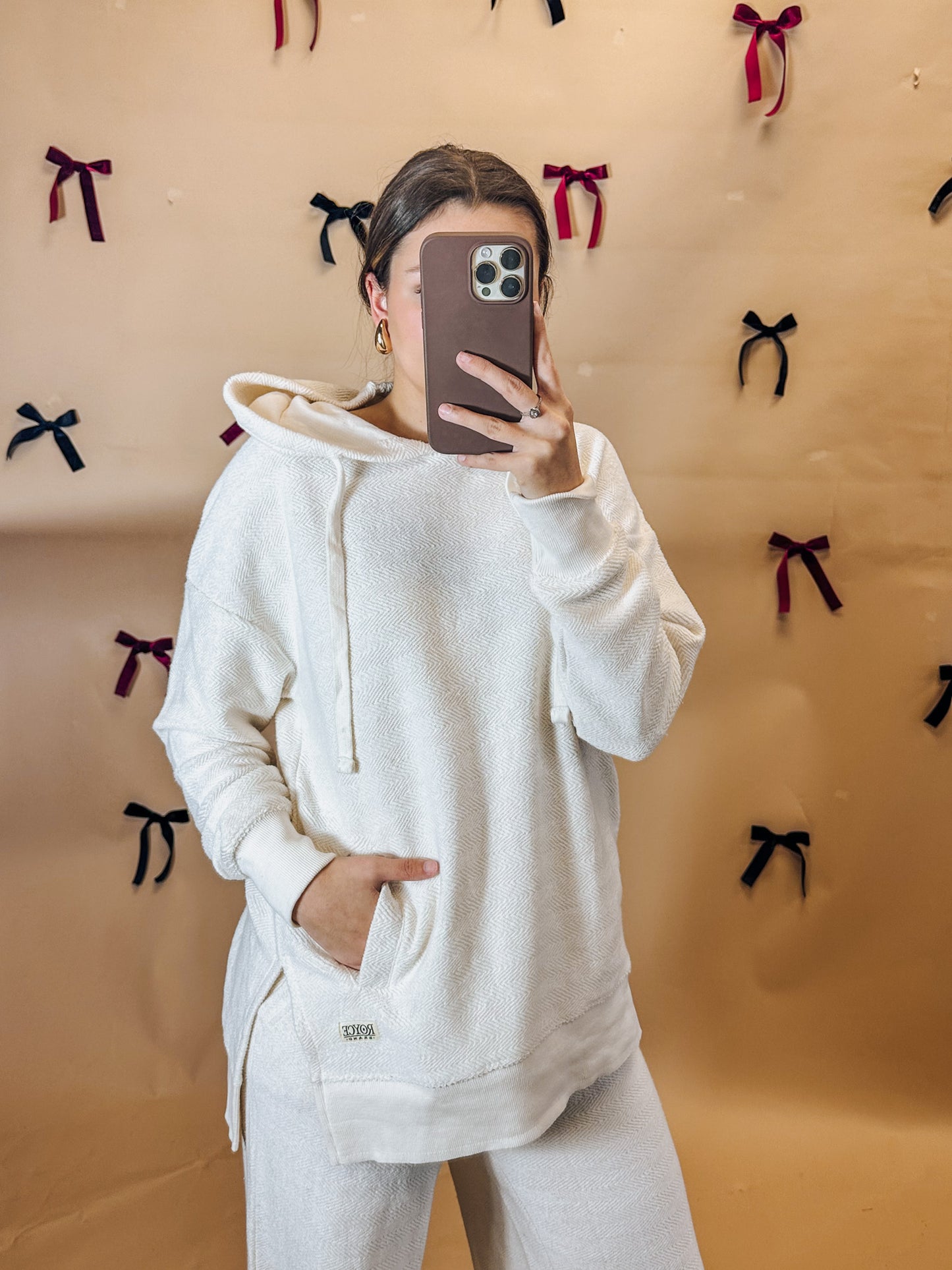 Couch Fever Harbor Ivory Hoodie Top