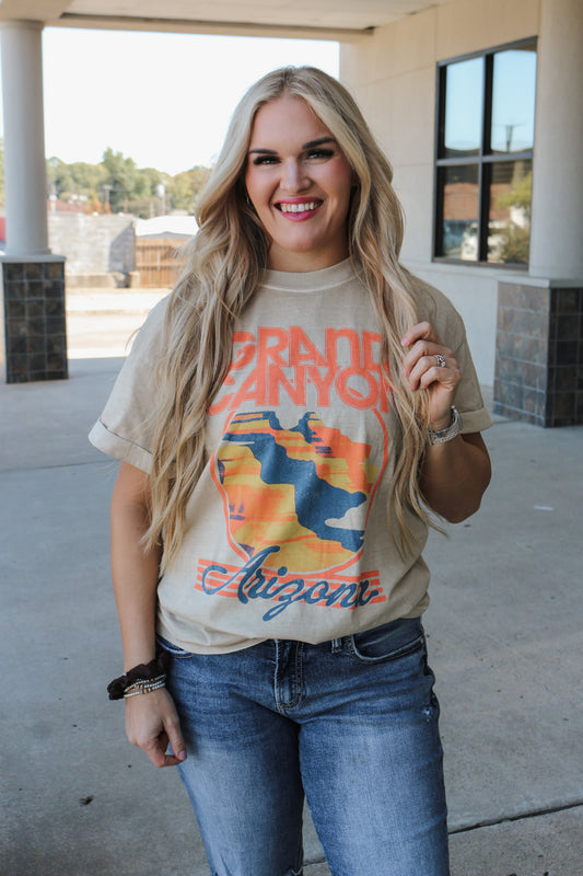 Grand Canyon Arizona Sand Graphic Tee