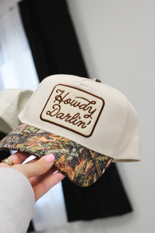 Howdy Darlin Camo Trucker Hat