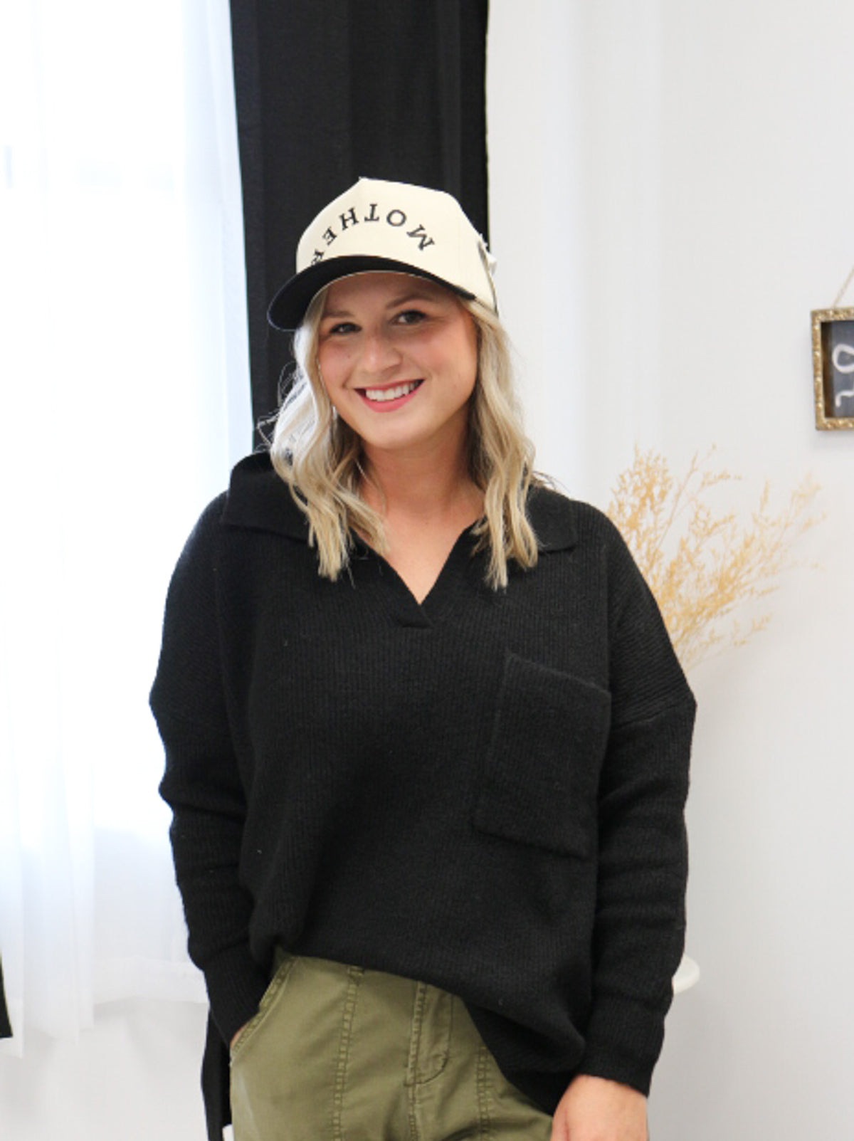 Speak Your Side Noa Collared Sweater