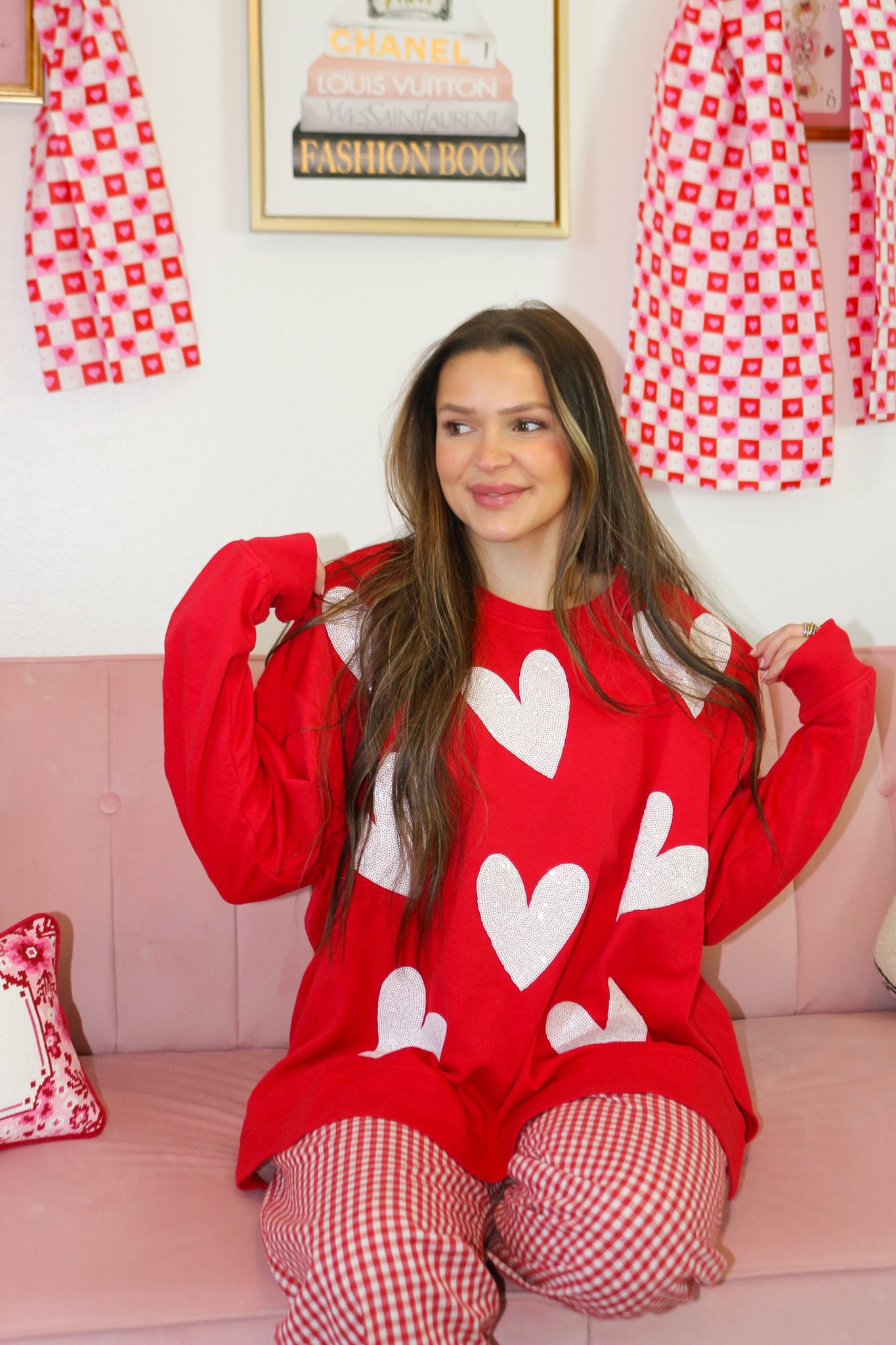 Mud Pie Valentine's Sparkle Top