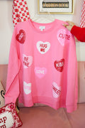 Mud Pie Valentine's Sparkle Top