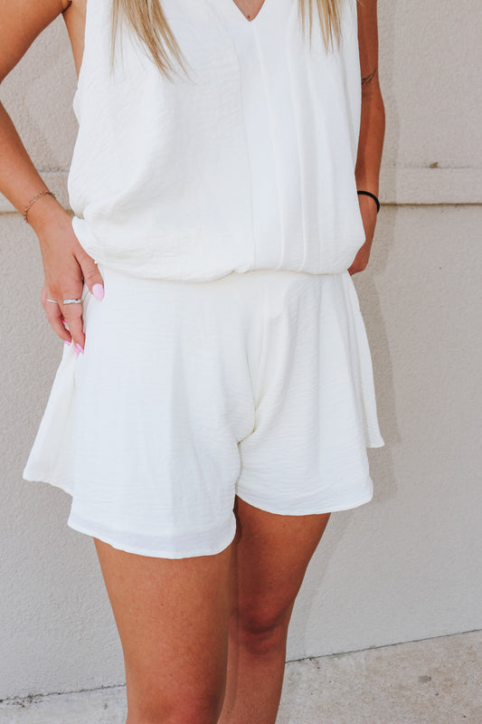 Summer In The City Ivory Shorts