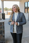 Giving Orders Plaid Bynes Blazer