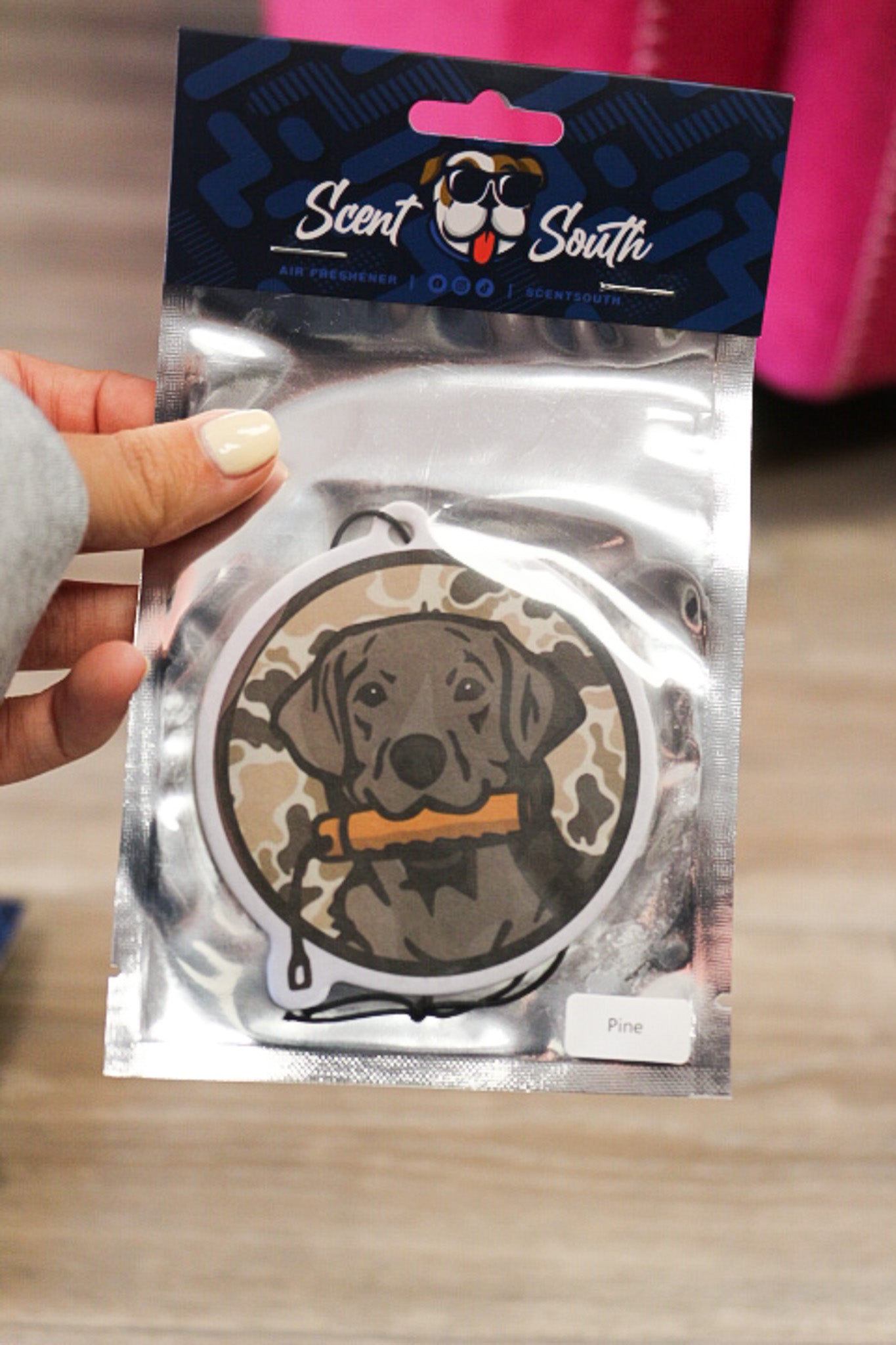 Camo Dog Freshie -Pine