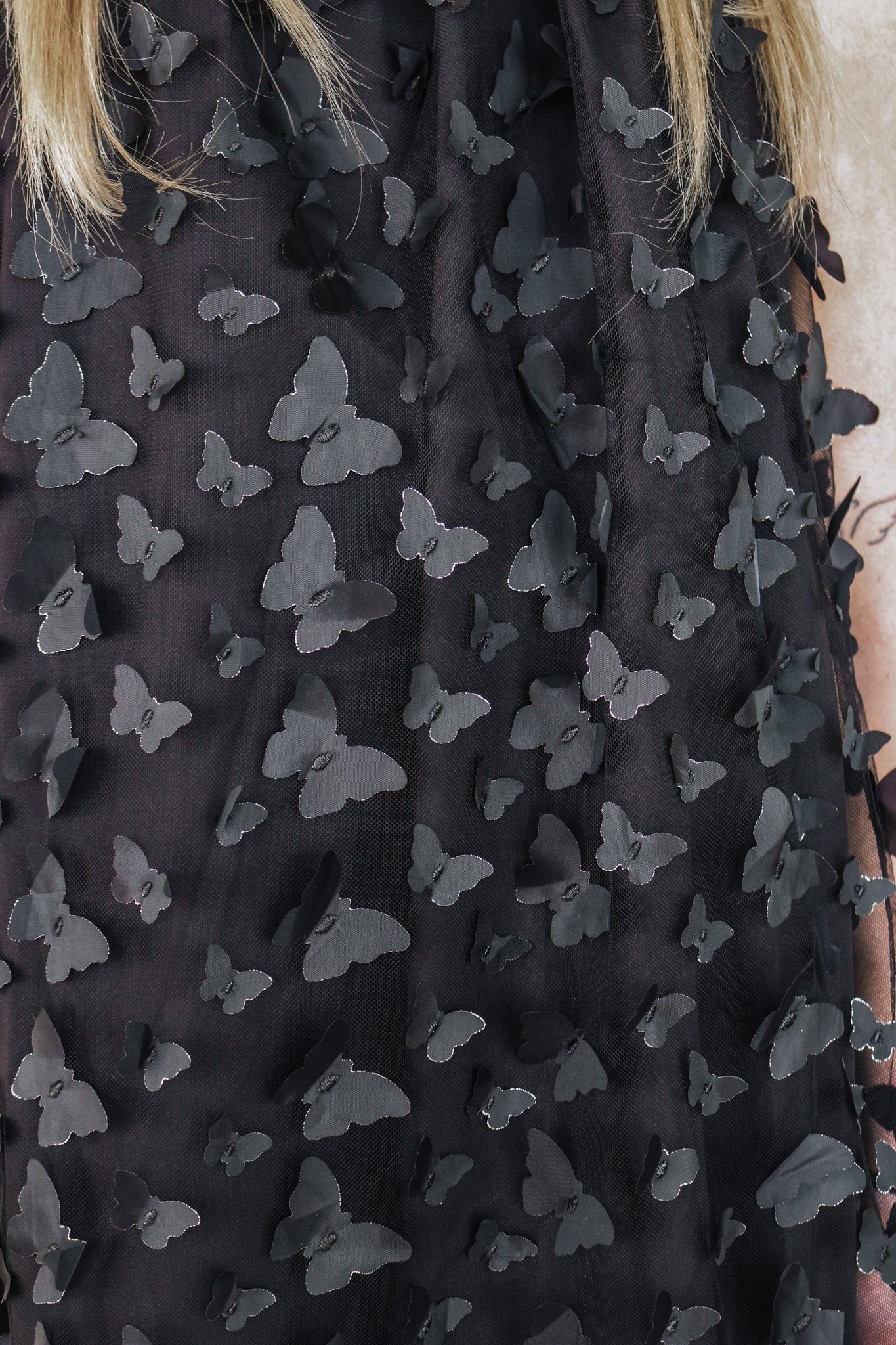 Find Your Wings Black Butterfly Dress