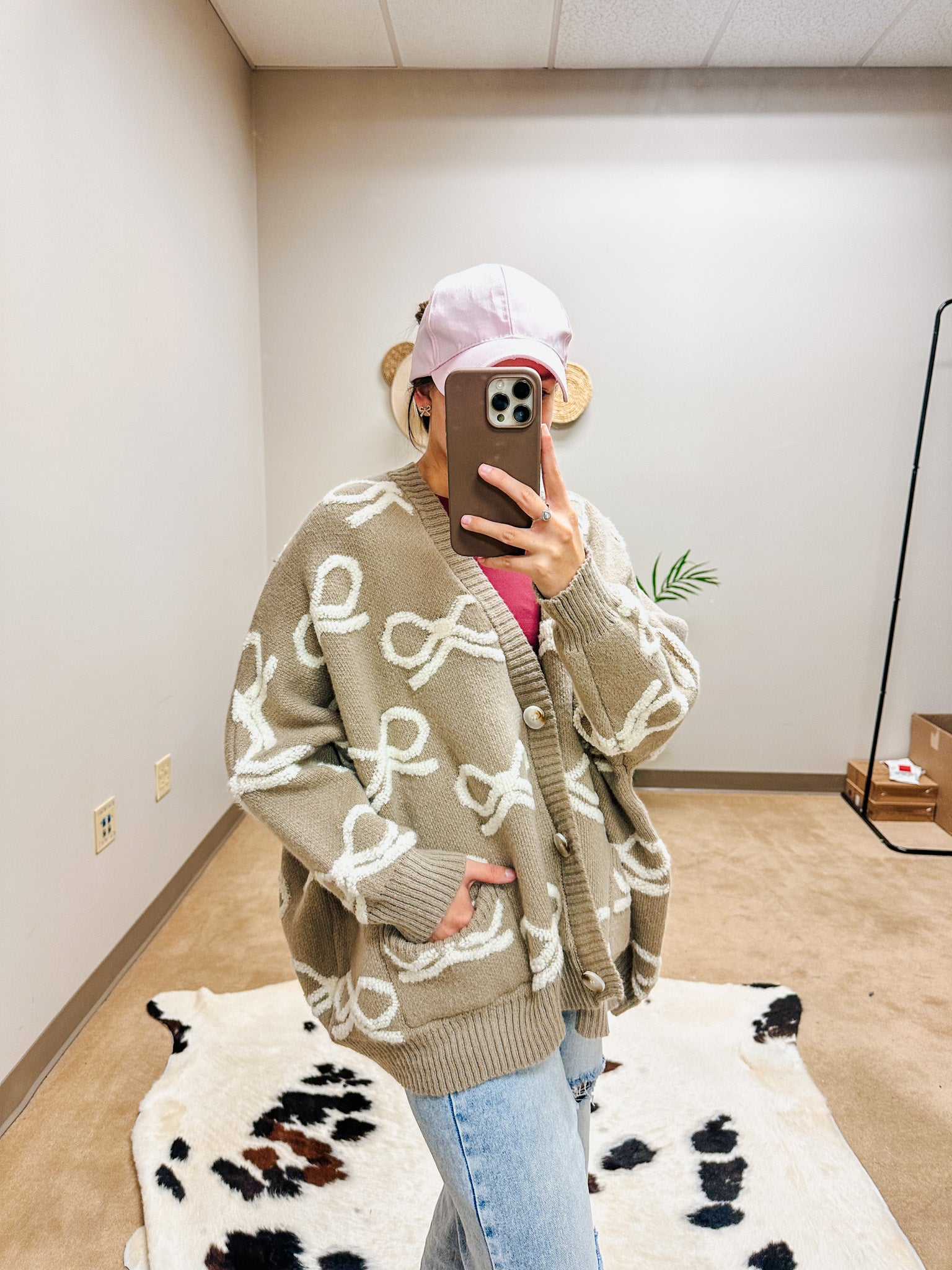 Put A Bow On It Sweater Cardigan