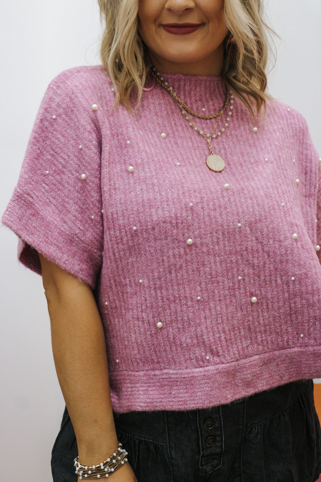 All In The Past Pearl Sweater -2 Colors