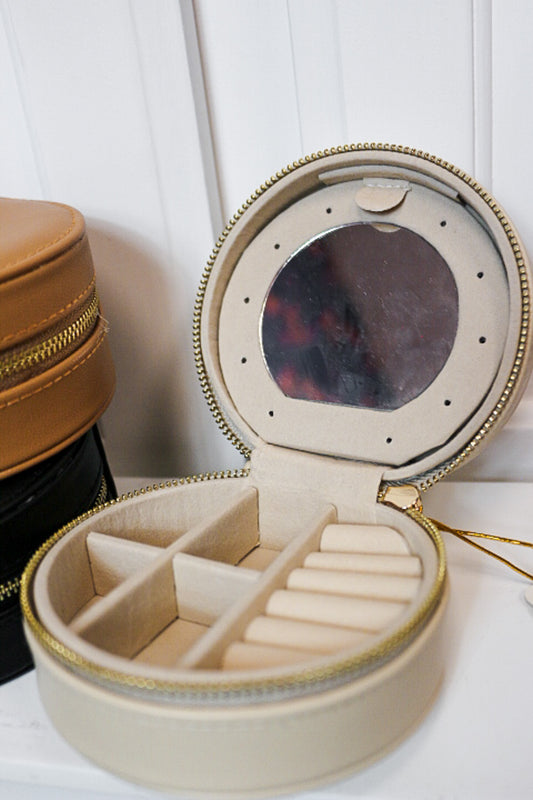 Leather Jewelry Box -3 Colors