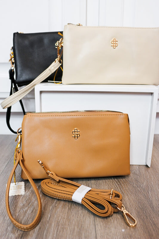 Leather Crossbody Bag -3 Colors