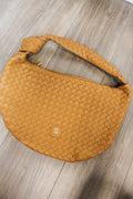 Leather Woven Knot Bag
