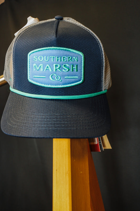 Southern Marsh Ensenada Rope Vintage Co Hat- Navy