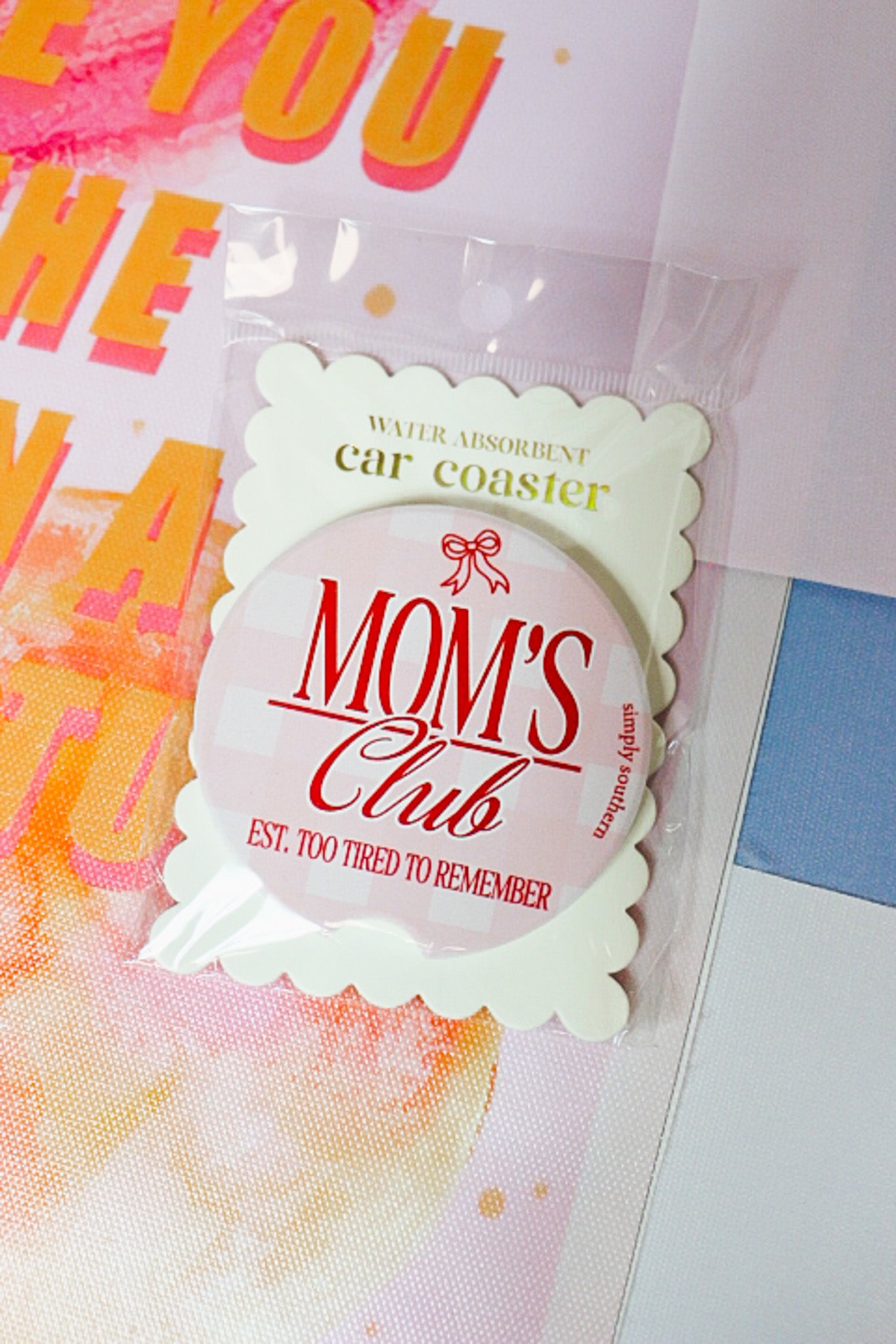 Simply Southern Car Coaster -Multiple Colors