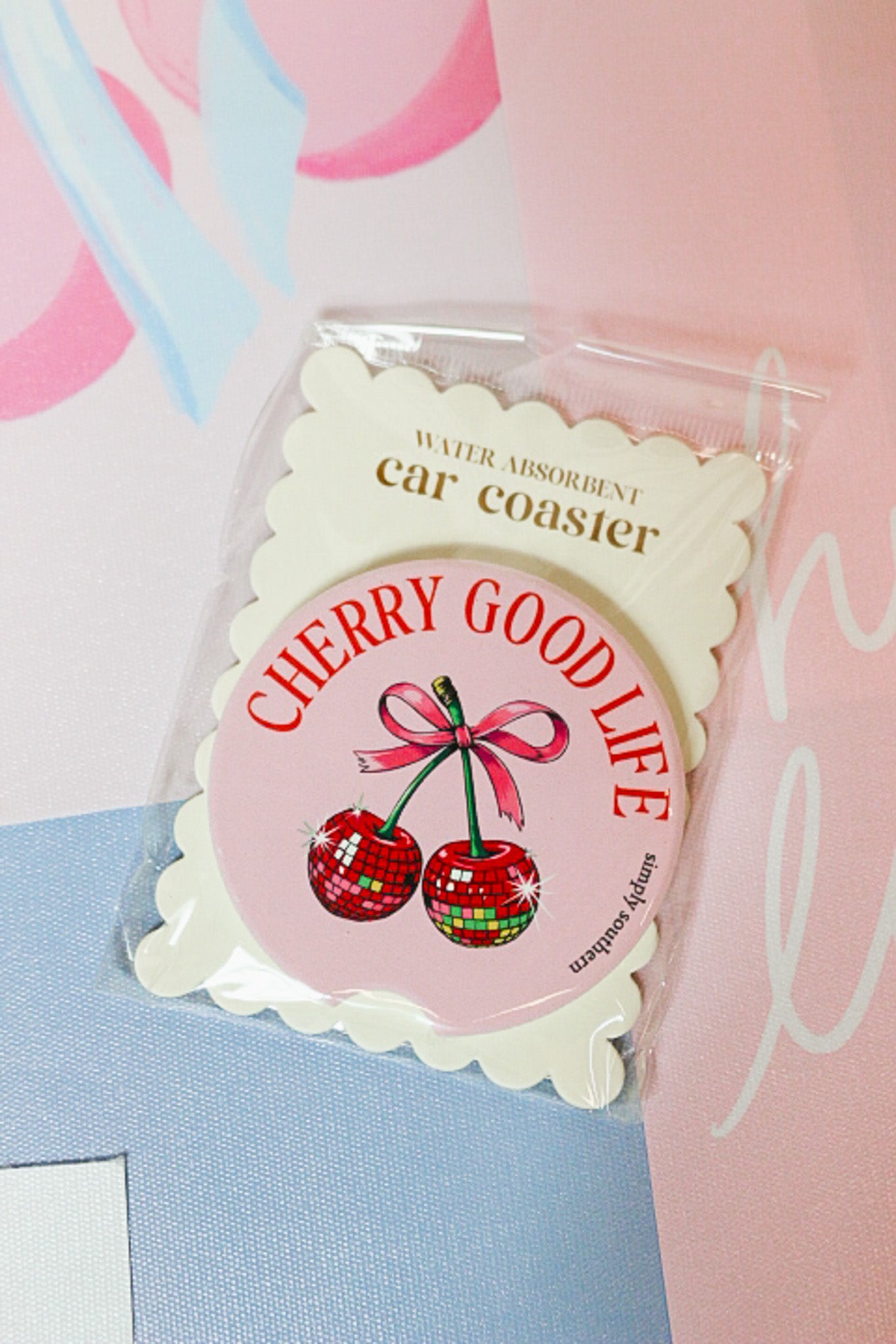 Simply Southern Car Coaster -Multiple Colors