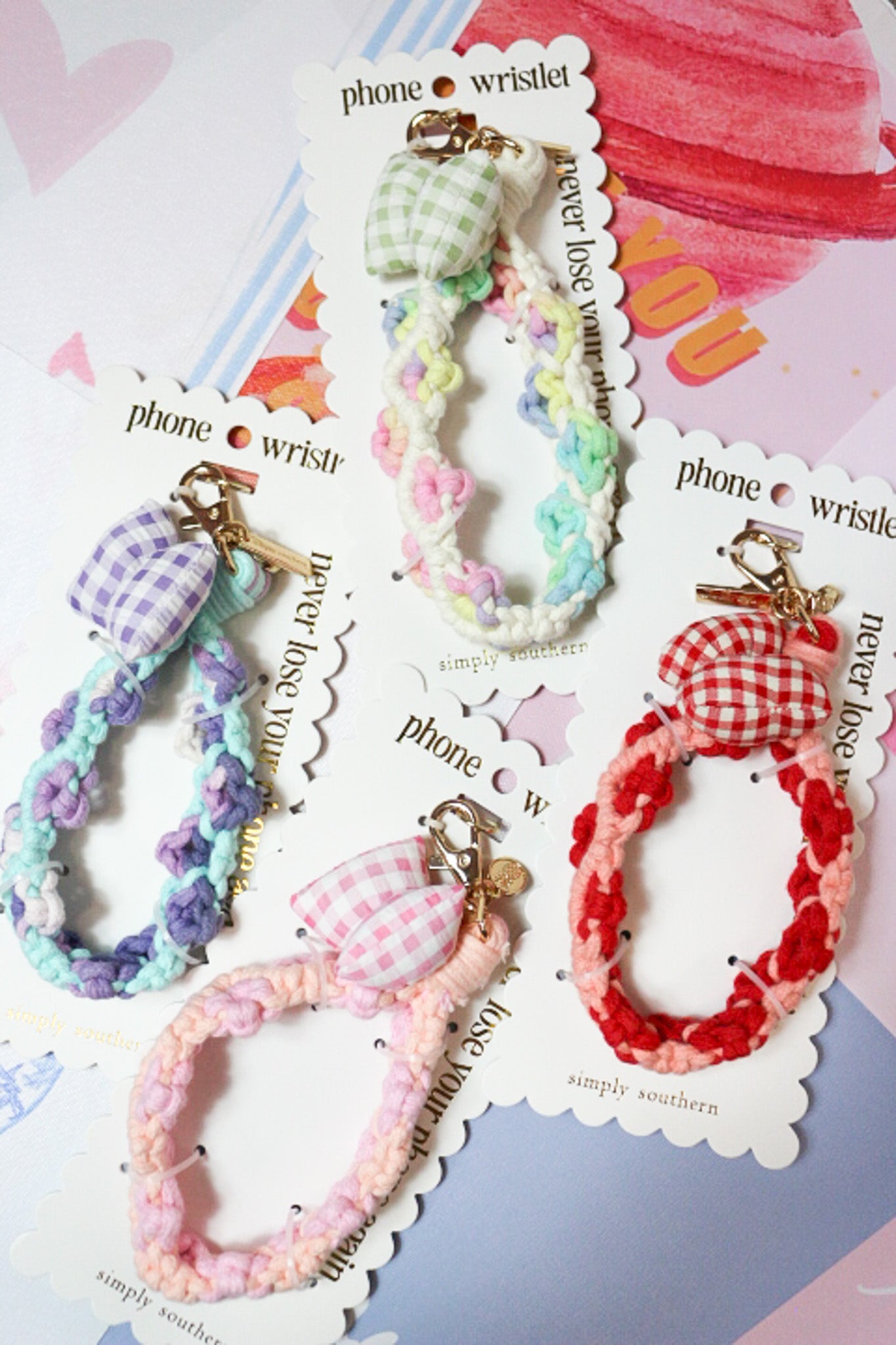 Wristlet Keychain -Multiple Colors