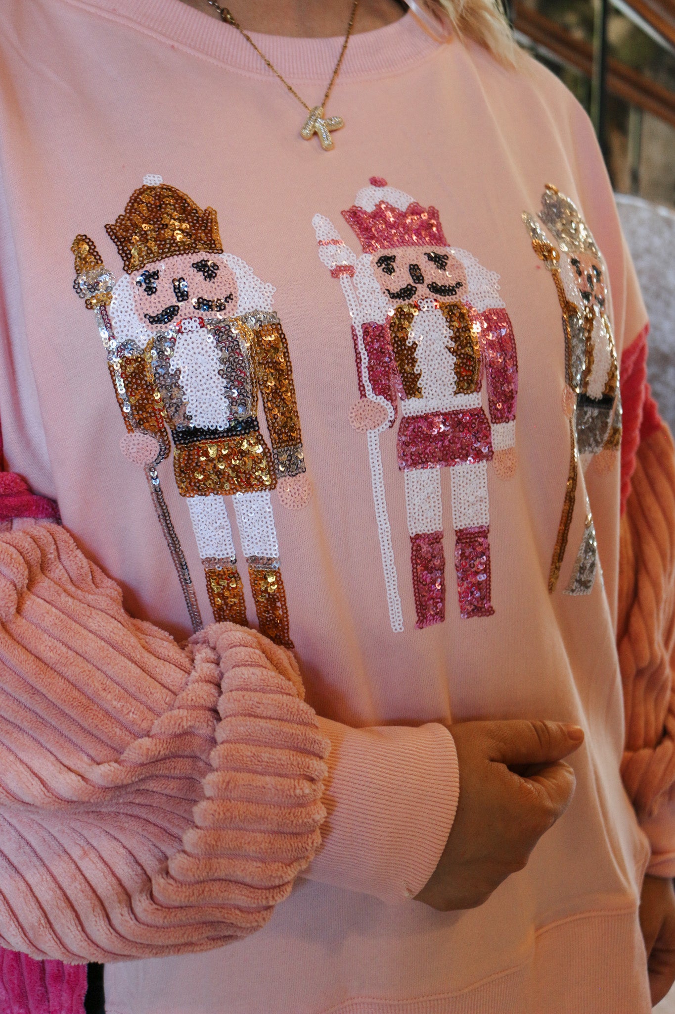 Nutcracker Season Dusty Pink Sweatshirt