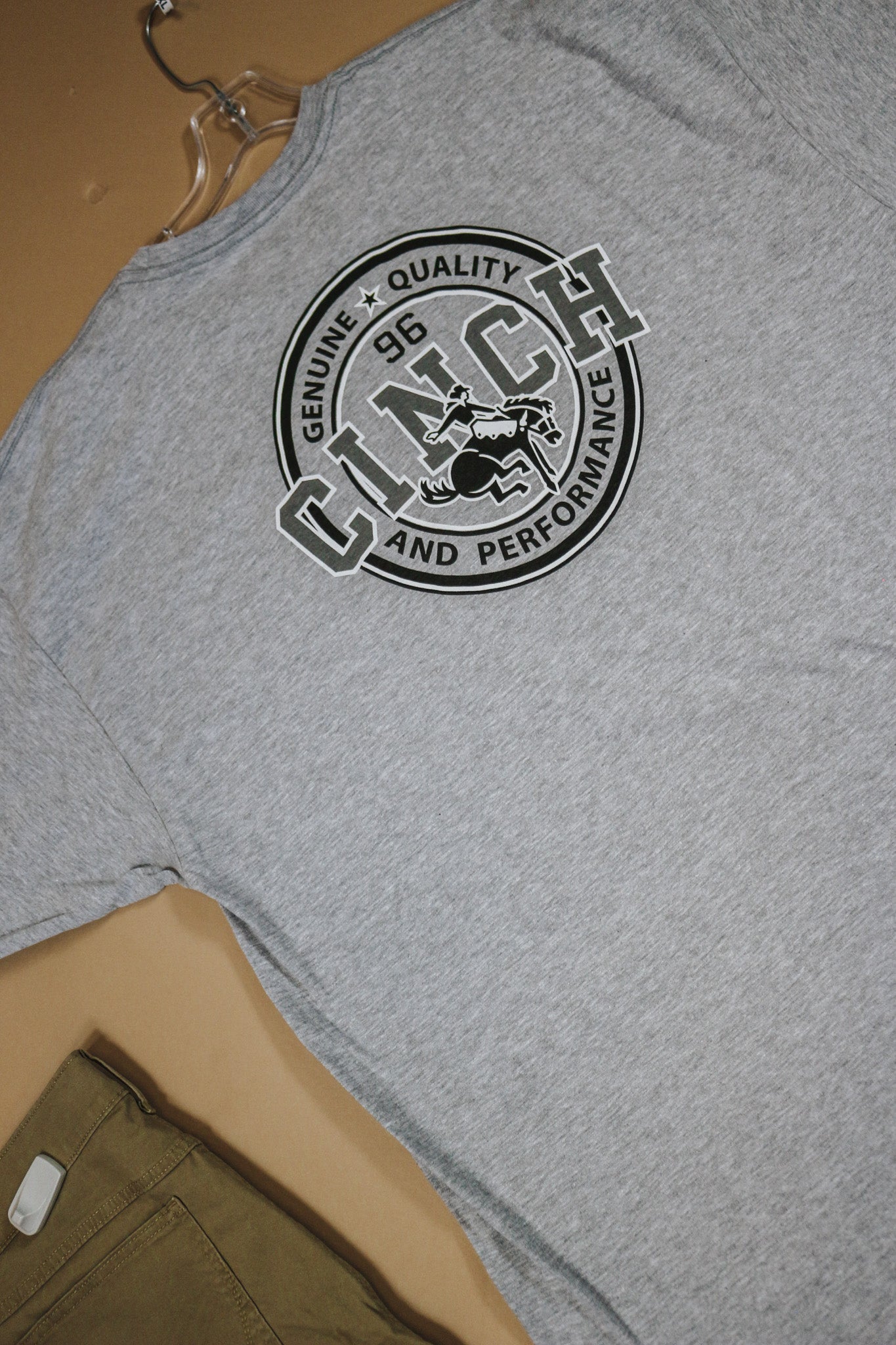 Men's Logo Graphic Heather Grey T-Shirt