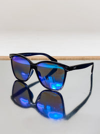 Liquid Sunshine Navy Polarized Fashion Sunglasses
