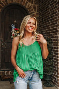 Try It Out Kelly Green Tank