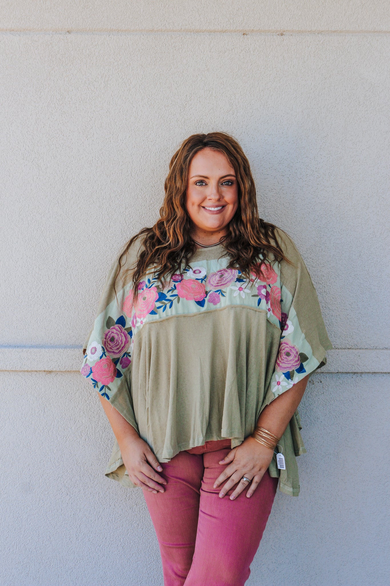 Full Bloom Sage Green Floral Top