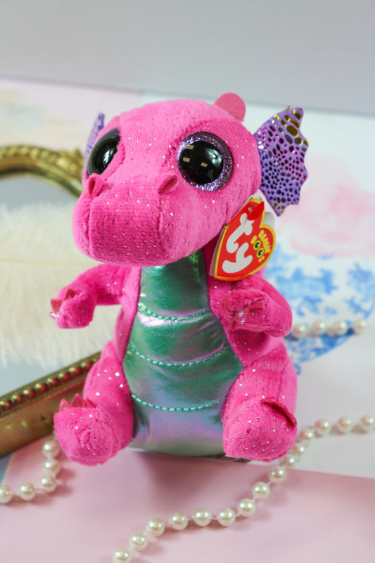 Spitfire Pink Dragon Beanie Baby