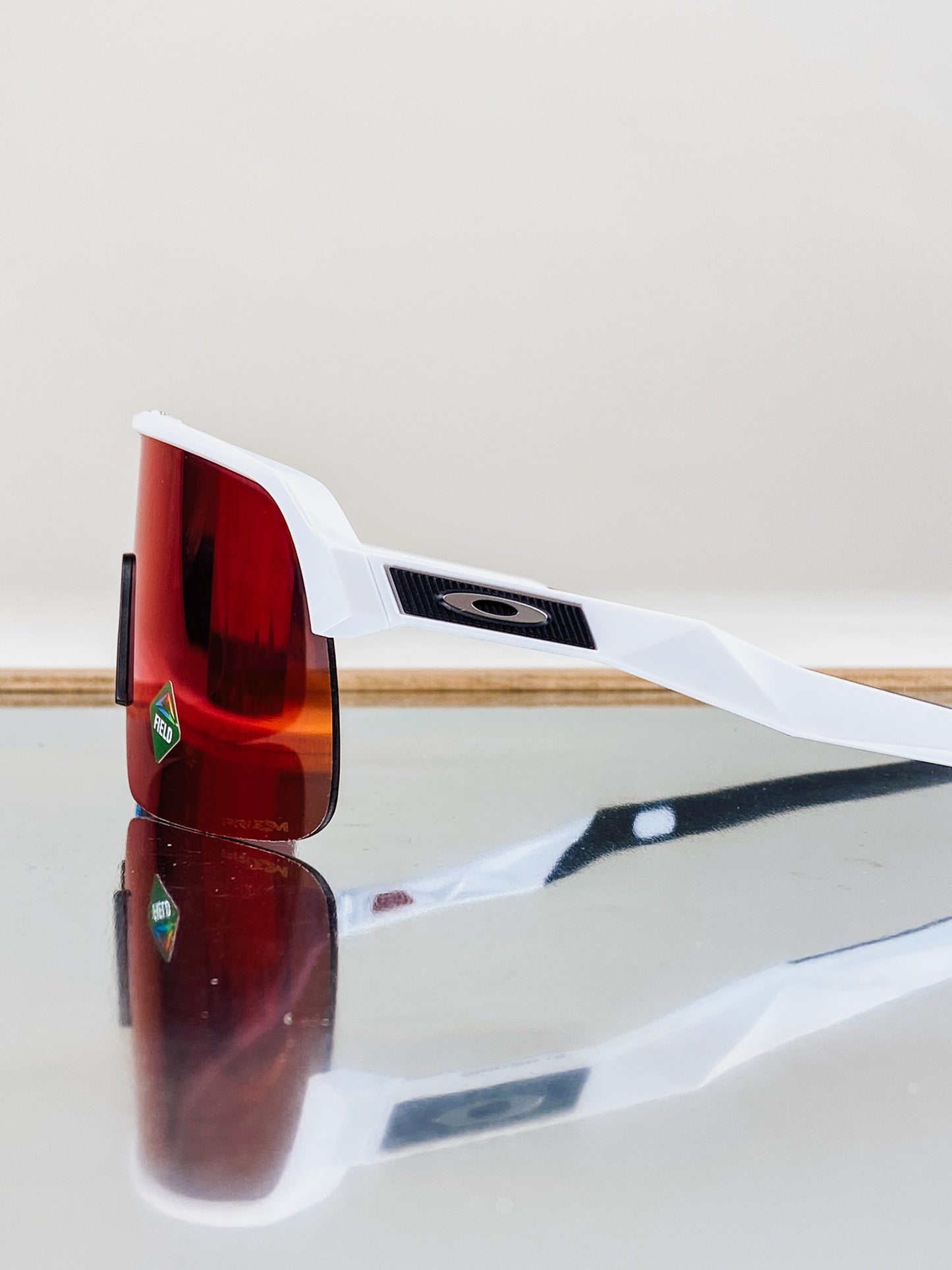 Mens Oakley White Frame Sunglasses