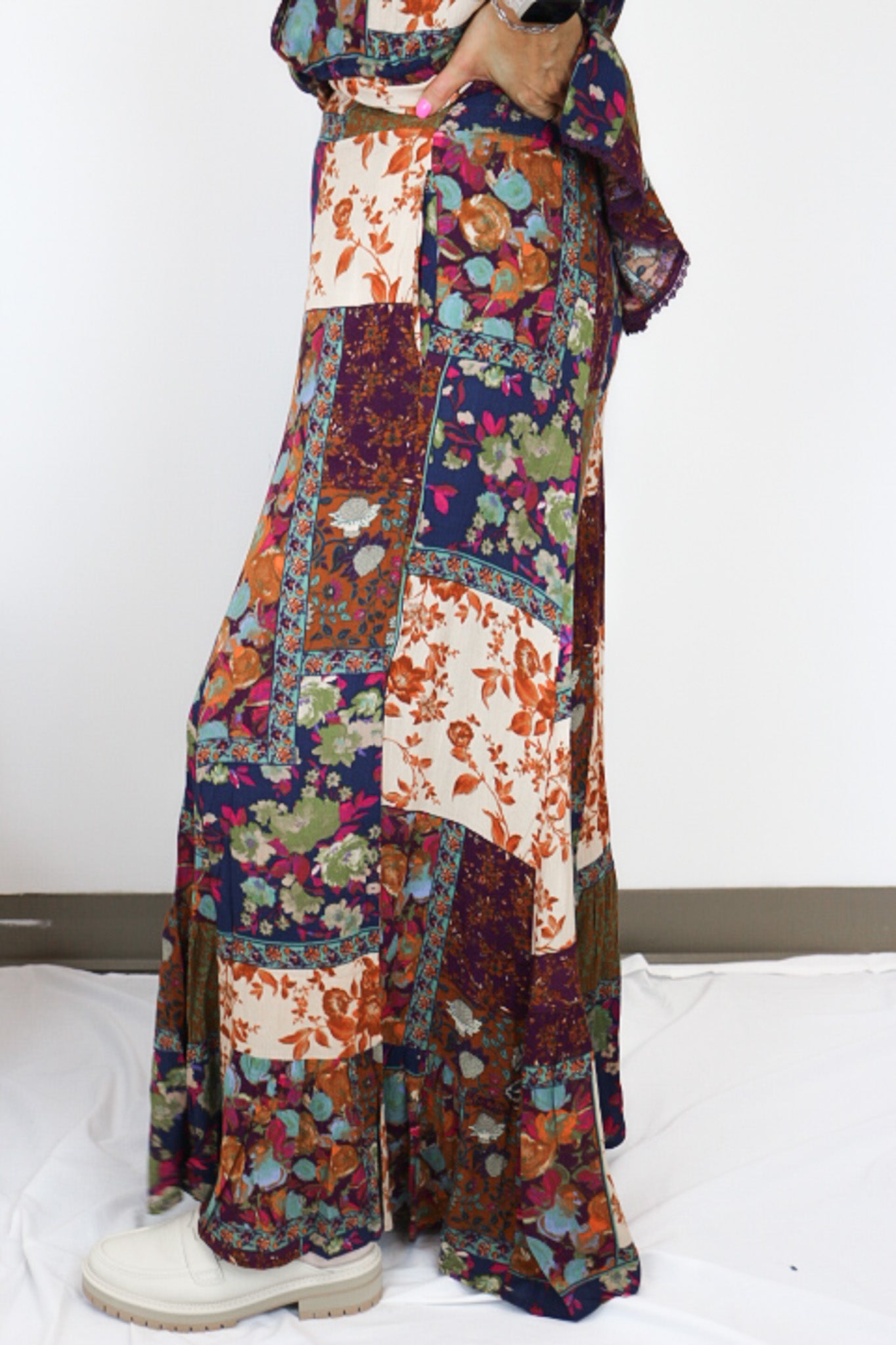 Floral Dreams Plum Pants