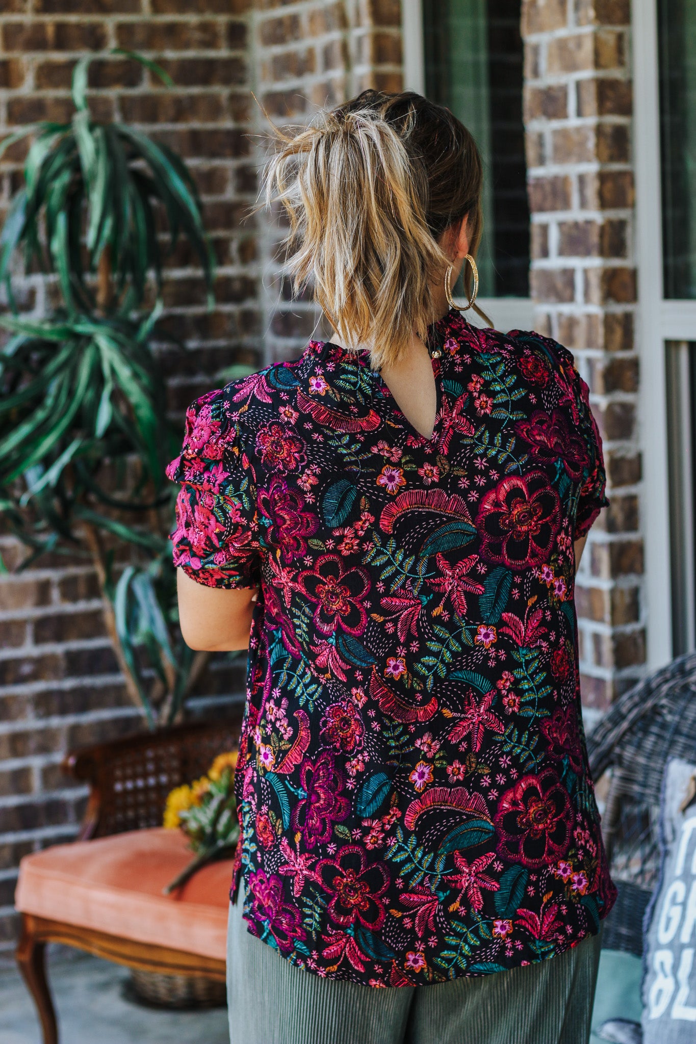Talk To Me Multi Floral Blouse