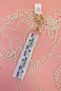 Lace pattern keychain