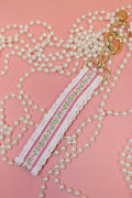 Lace pattern keychain