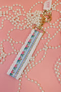 Lace pattern keychain
