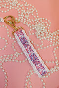 Lace pattern keychain