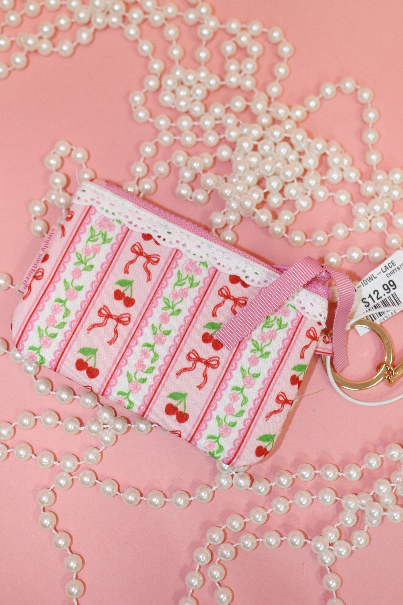 ID keychain pattern wallet, shown in one of fourteen available colors