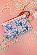 ID keychain pattern wallet, shown in one of fourteen available colors