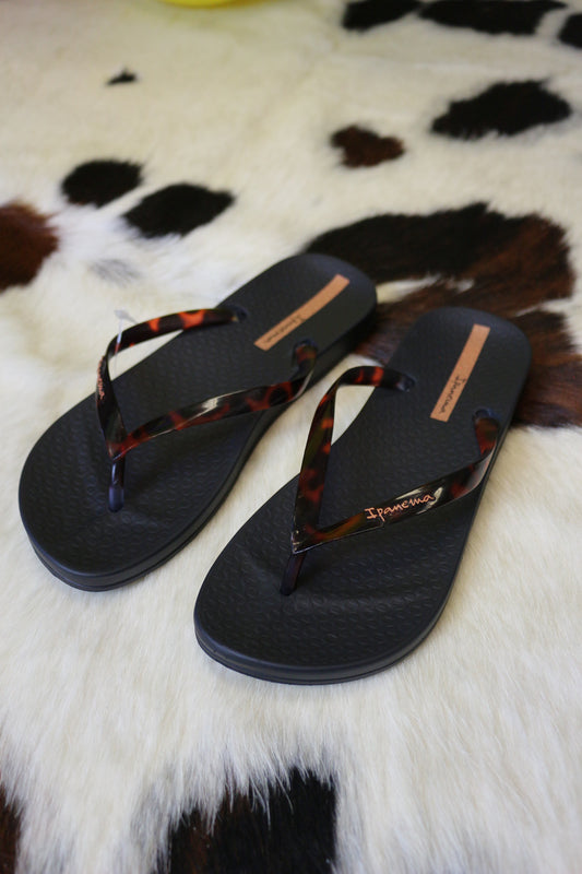 Ana Connect Black Sandals