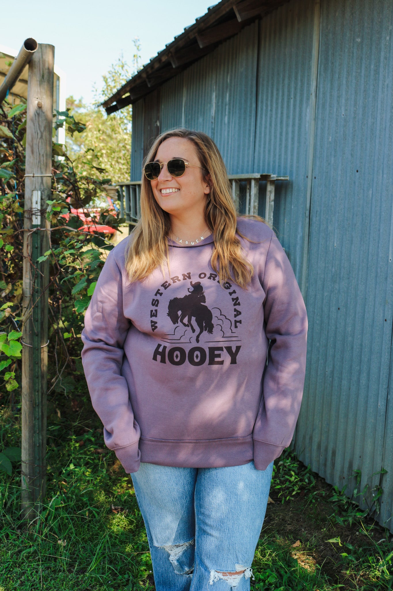 Purple Women's Hooey Sweatshirt