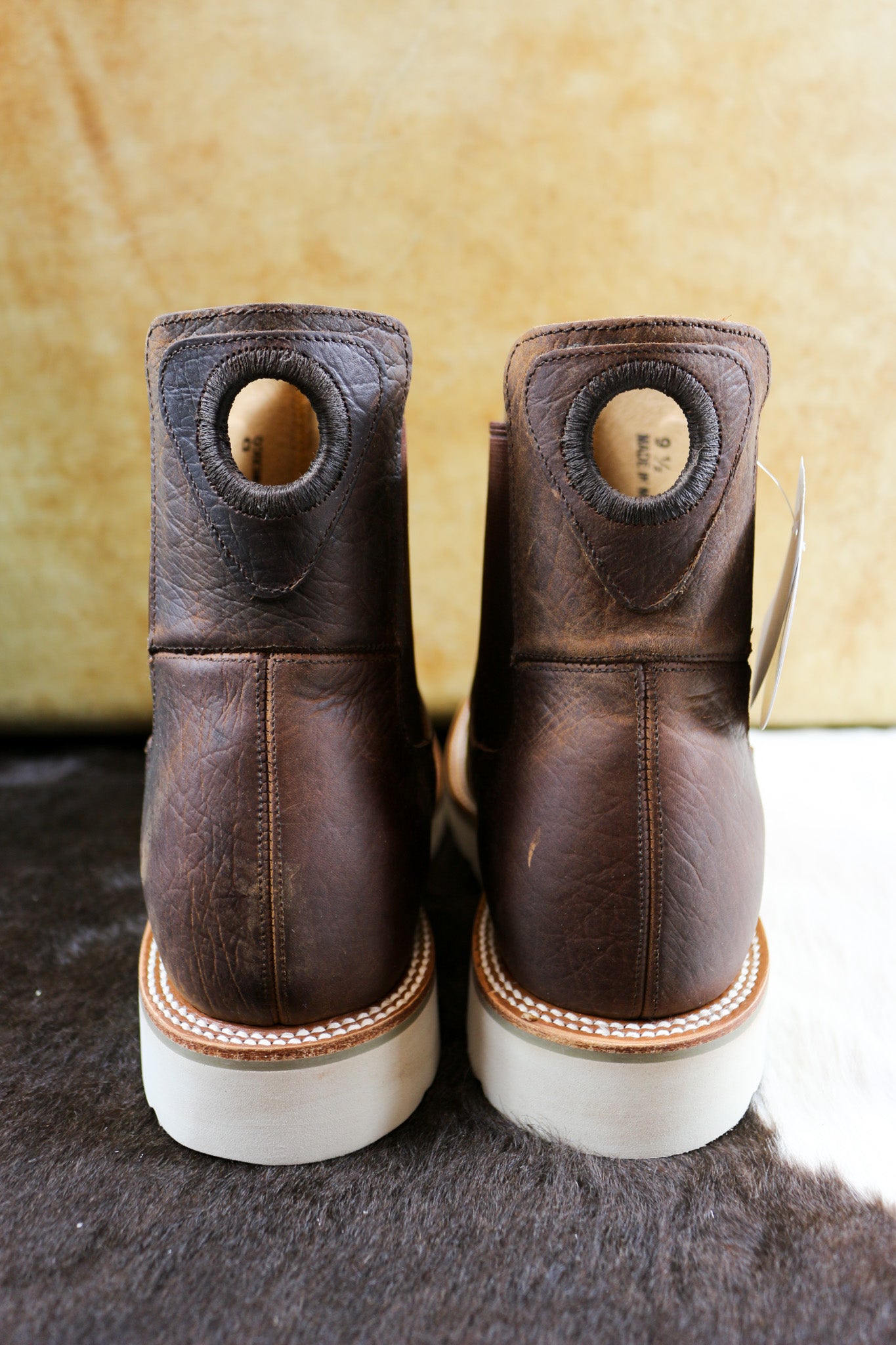 Mens Brown Leather Boot