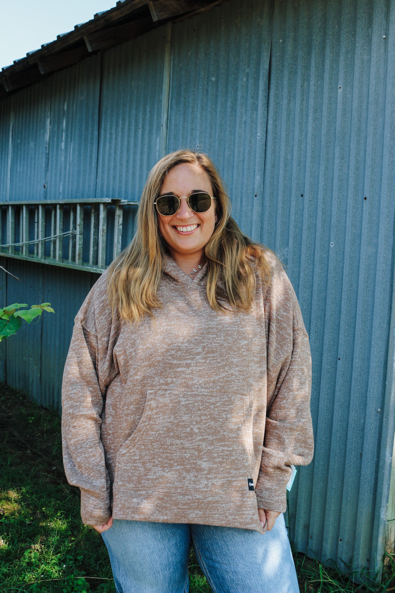 Women's Hooey Tan Hoodie