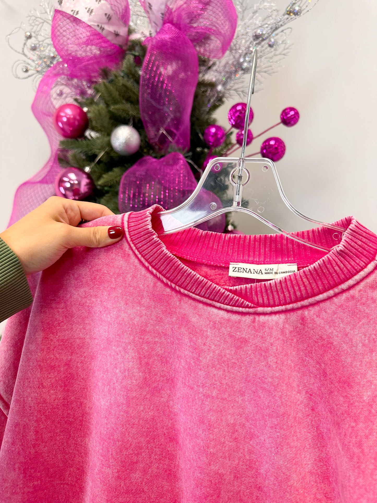 New Motives Solid Sweatshirt -4 Colors