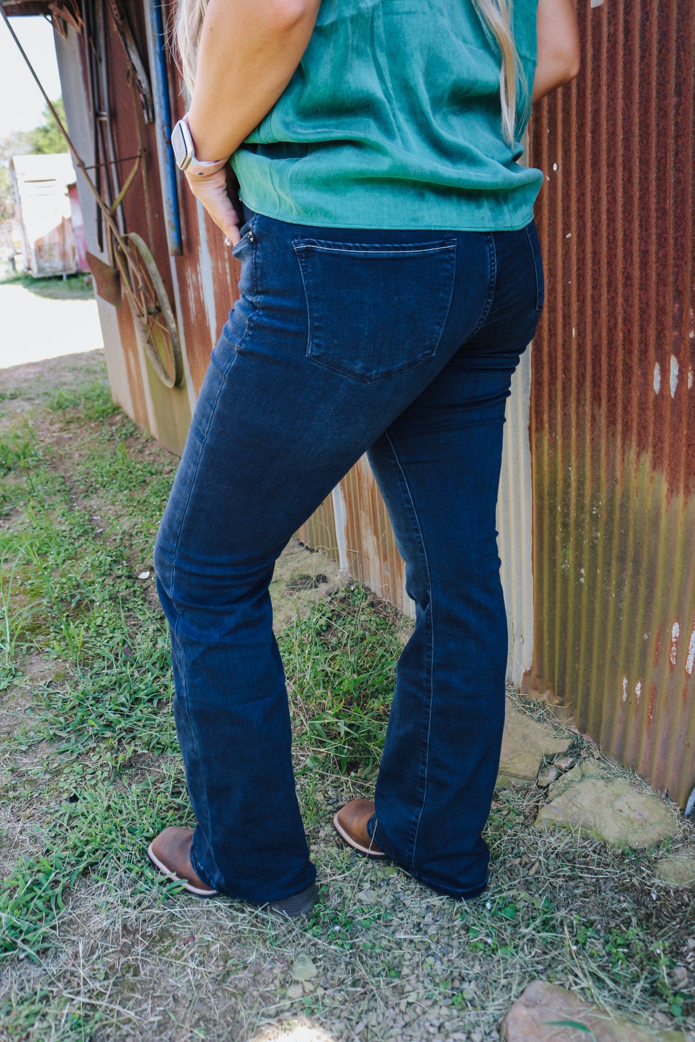 Jaxtyn Roselle High Rise Bootcut Dear John Jeans