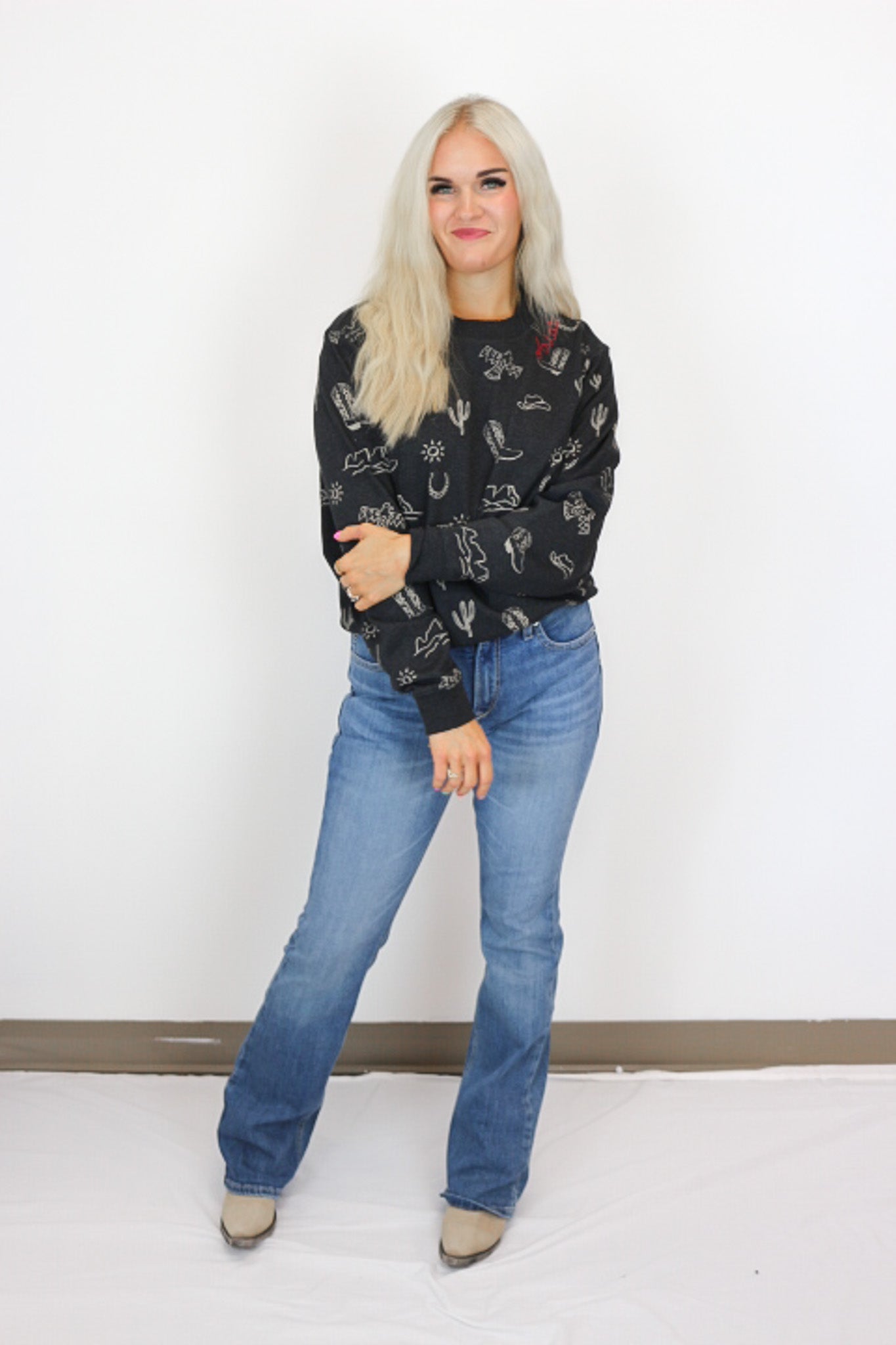 Women's Ariat High Rise Rowyn Boot Cut Jean