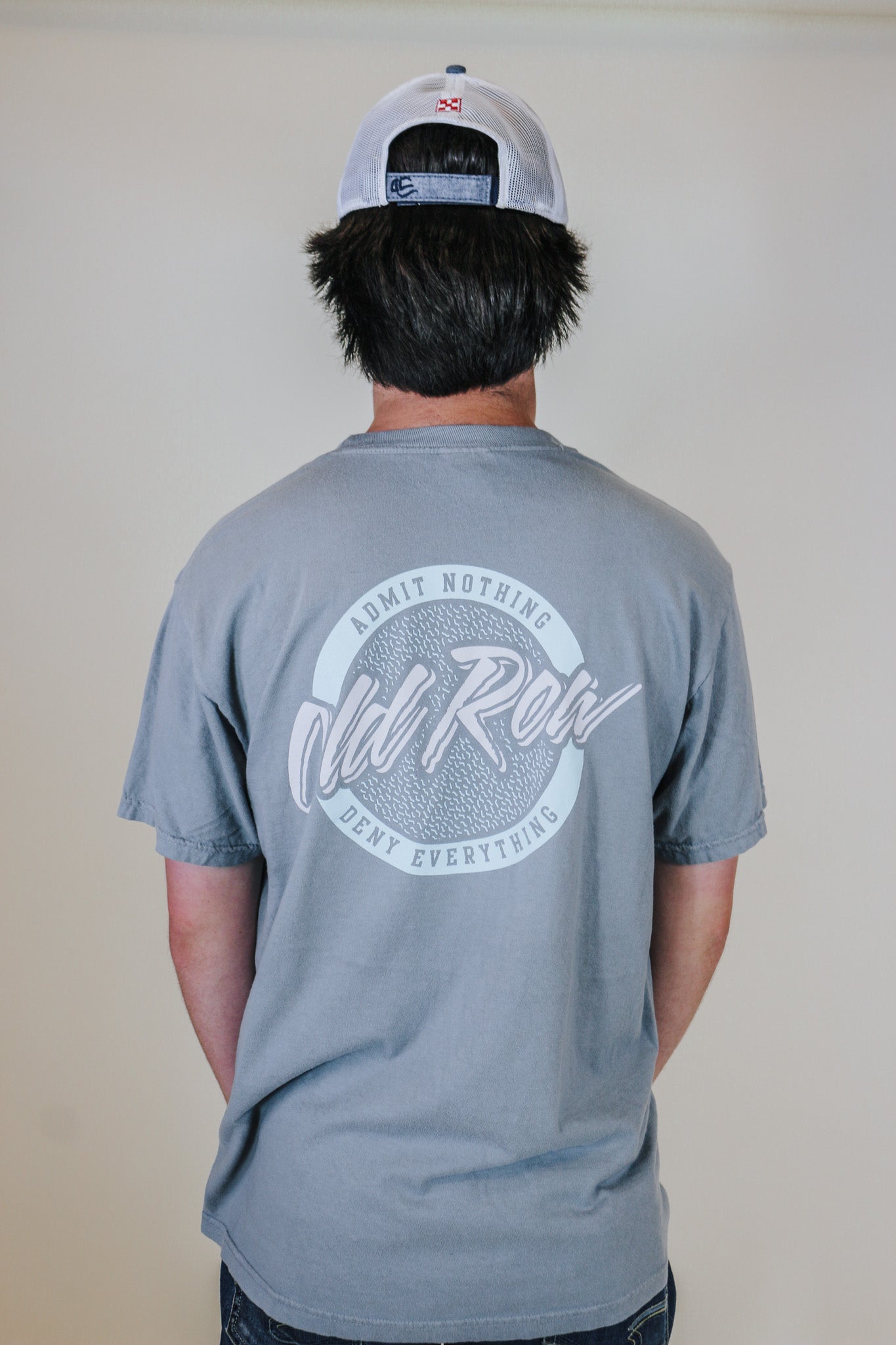 Old Row Circle Logo Grey Tee